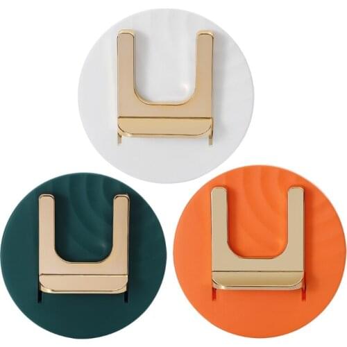 Foldable Hair Dryer Rack Wall Mounted blower Storage Rack Hairdressing Tool Holder for Bathroom Hotel Home Punch-free