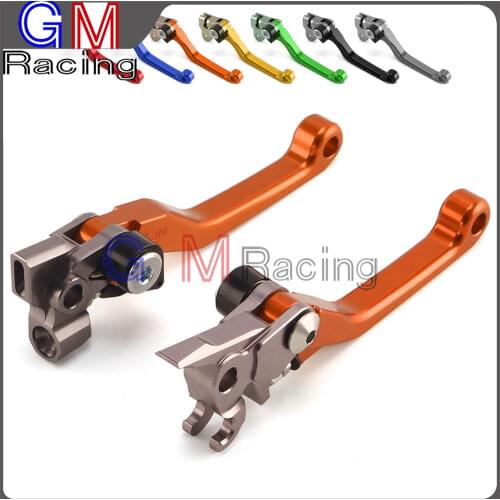 Motorcycle CNC Pivot Foldable Brake Clutch Levers For KTM SX XC SXF XCF XCW EXC EXCF SIX DYAS 250 300 400 450 500 530 2006-2013