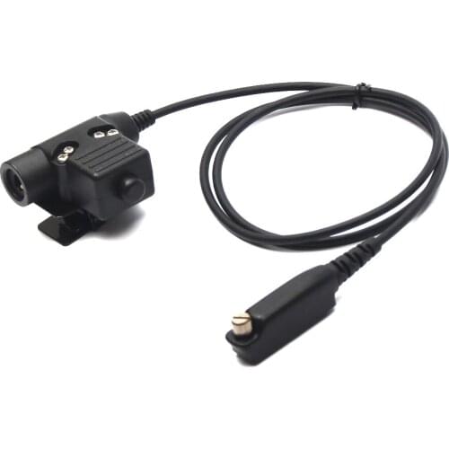 Tactical U94 PTT For COMTAC MSA EARMOR TCA TRI NATO plug Headphones for Sepura Stp8000 Stp8030 Stp8035 stp8038 Radio