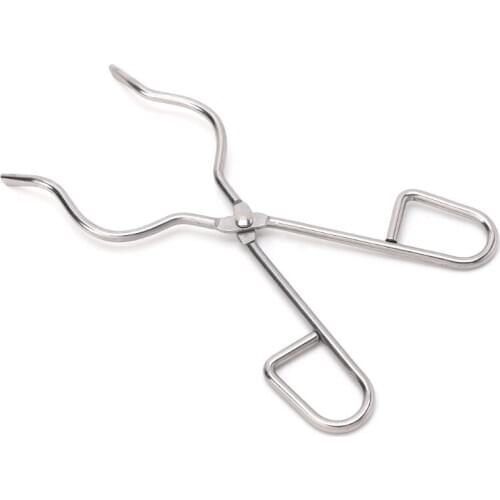 Professional Grade Stainless Steel Crucible Tongs Graphite Melting Plier Holder N58F