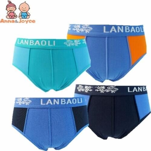 10pc Boys Cartoon Printing Cotton Briefs Childrens Underwear Soft Comfortable Three Yards 3 to 12years