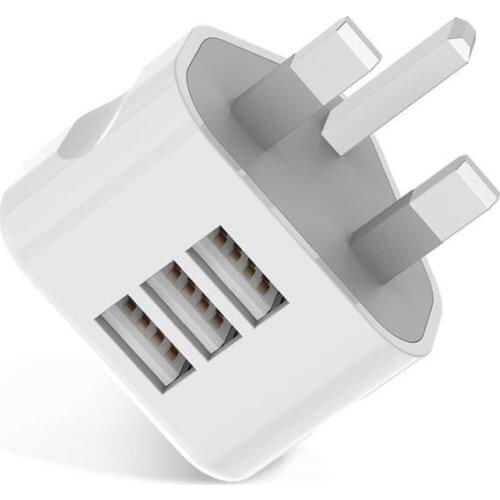 Universal 1/2/3-Gate Usb Uk Plug 3 Pin Charger Adapter With 1/2/3 Usb Gates Charger For Telephone X Samsung S9