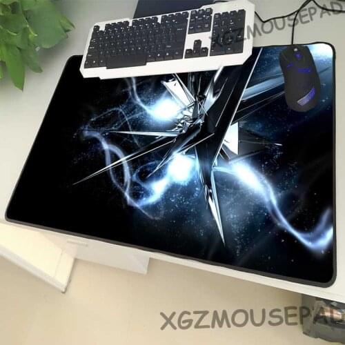 XGZ Extra Large Size Mouse Pad Black Lock Edge Technology High Gloss Printing Computer Desk Mat Rubber Material Non-slip Custom