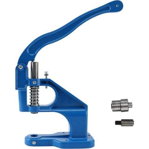1Set Hand Punch Press Machine For Eyelet Grommet Dies Or Double Cap Rivets Dies Mould Tool Snap Buttons Craft