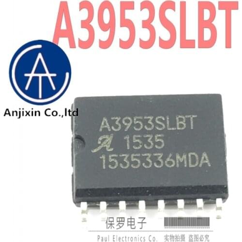 10pcs 100% orginal new real stock Motor driver A3953SLBT A3953SLB A3953 SOP-16