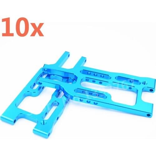 10Pcs RC Car HPI Aluminum CNC Front Lower Suspension Arm(Al.) For 1/10 Scale Models R/C BULLET3.0 Remote Control Car