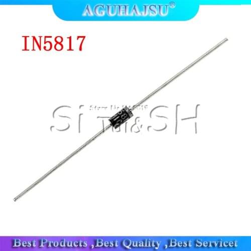 100 PCS IN5817 TUN-41 1A 20 v SCHOTTKY DIODE 1N5817