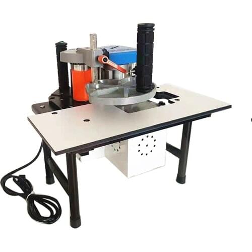 220V Portable Edge Bander Edge Banding Machine Double Side Gluing Manual Edge Banding Machine Woodworking Edge