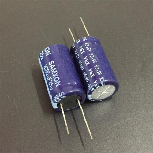 2pcs/10pcs 8200uF 25V8200uF SAMXON 20x35mm Good Quality Aluminum Electrolytic capacitor