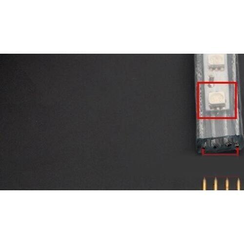 5pcs Seven Color 5050 LED Lamp Gradient RGB Controller Four-wire Synchronous Color Four-pin Power Plug Light