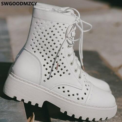 Summer Boots Women Platforms Martin Boots Women Boots Female Woman Shoes Black Shoes Women 2021 Summer Shoes Woman Zapatos Mujer