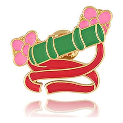 Anime Demon Slayer Kimetsu No Yaiba Brooch Kamado Nezuko Cosplay Metal Enamel Brooches Badge Pin Accessories Gift