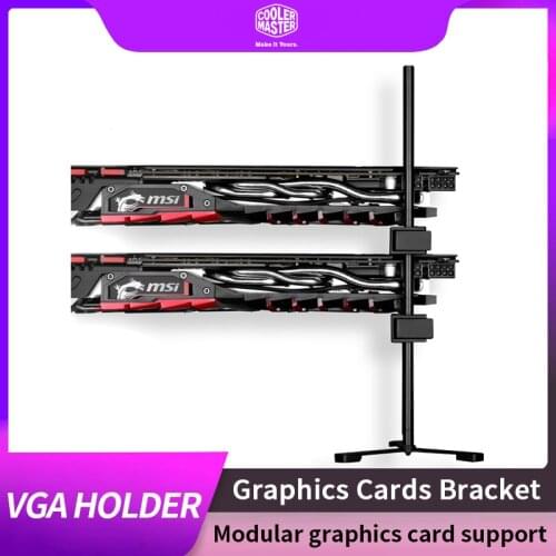 Cooler Master Graphics Cards Bracket Computer Graphics Companion Support Frame Water Head Overweight Pole Universal VGA Holder