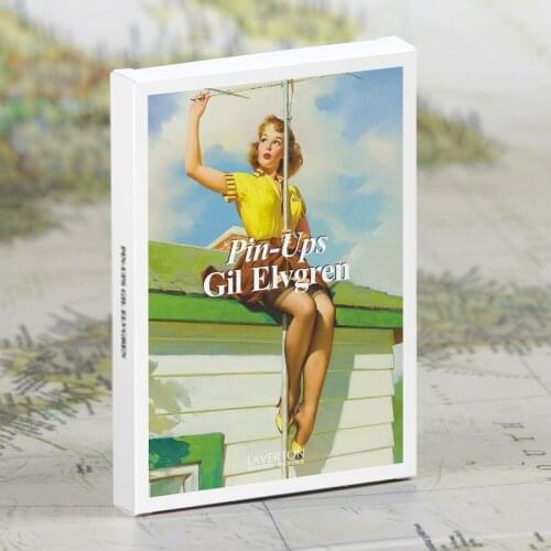 30 sheets/set Art Museum series Works by Gil Elvgren Famous artists English postcards Envelopes Artwork postcards