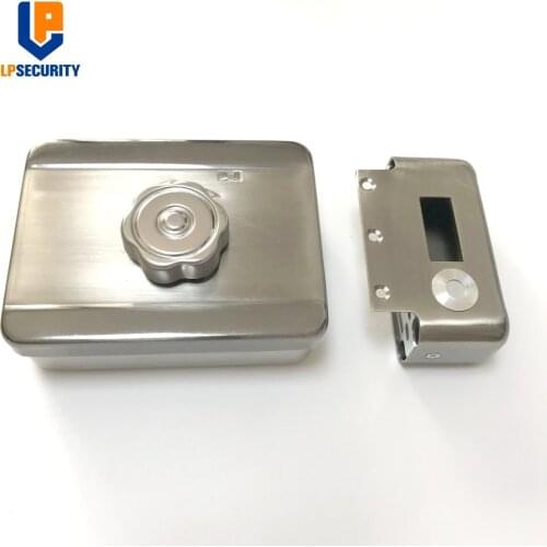 Stainless steel Electric lock motor lock for access control gate door wired electric door lock can work with intercom