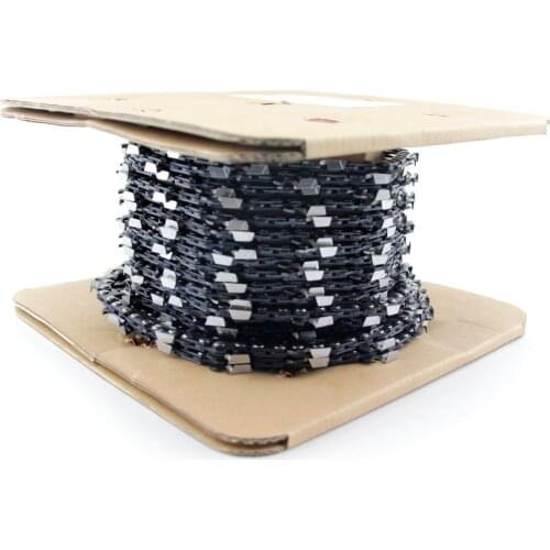 Farmertec Made 25FT Roll Full Chisel Saw Chain .325'' Pitch .058'' Compatible with Stihl Dolmar Echo Jonsered Shindaiwa