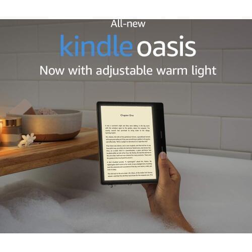 All-New Kindle Oasis - 2019 release 32GB, E-reader - 7" High-Resolution Display (300 ppi), Waterproof, Built-In Audible, Wi-Fi