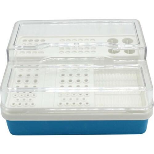 Dental 91H Endo Storage & Disinfection Box Case for Endo Burs Files Instrument Color Random