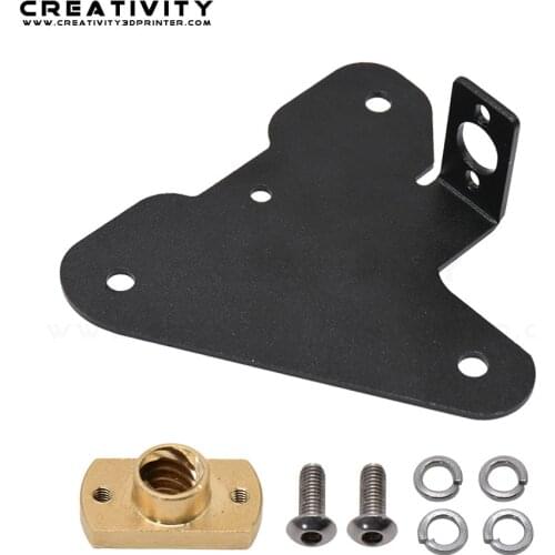 Dual Z axis Sheet Metal With Brass Lead Screw Nut For CR10/S Ender3/S PRO Upgrade Z-axis Fixed Bracket Aluminum 3D Printer Parts