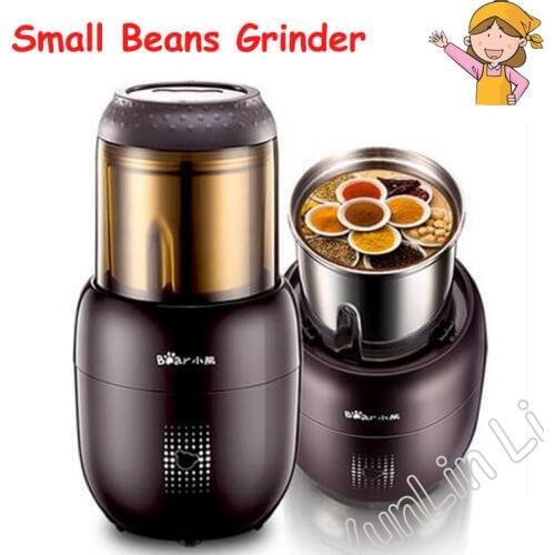 Small Multifunction Food Mill Grinding Machine Home Portable Stainless Steel 200g Food Mill Herbs Nuts Cafe Grinder FSJ-A03D1