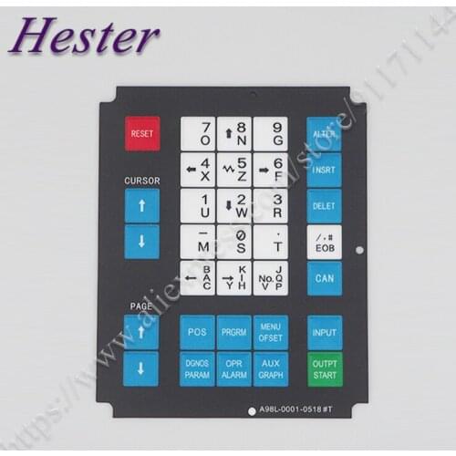 A98L-0001-0518#T Membrane Overlay Foil for Fanuc A98L-0001-0518#T Button Mask Film