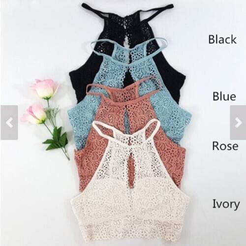 New Women Summer Vest Tops Blouse Casual Tank Pure Color Ladies Hollow Out Tops Womens Sleeveless Tanks Fashion