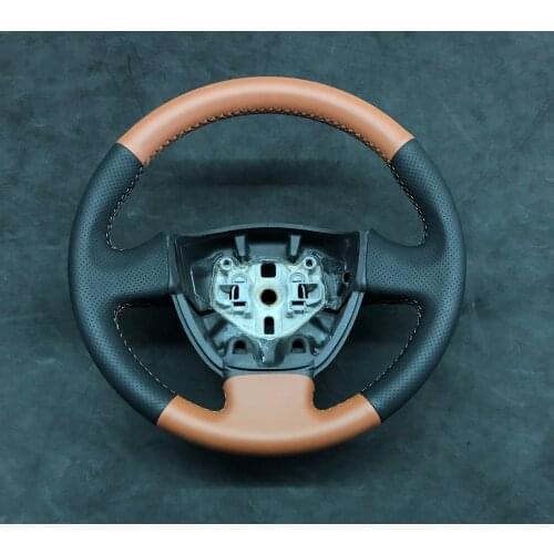 Braiding cover for Lada Granta 2011-2018 braid on the steering wheel microfiber leather warm steering wheel cover