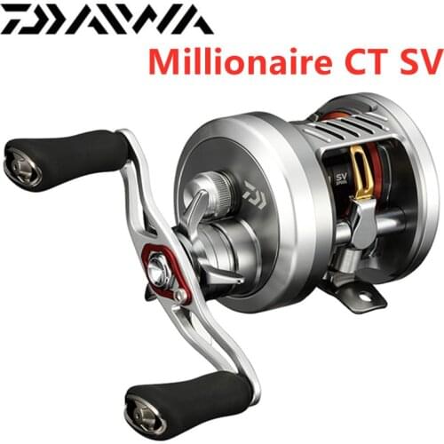 Original 2019 DAIWA MILLIONAIRE CT SV 70H 70HL 70SH 70SHL 6.3 7.2 Low Profile Baitcasting Fishing Reel