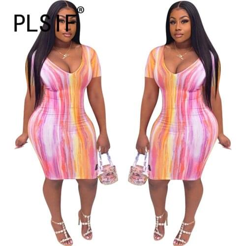 PLSIF Colored Summer Dresses