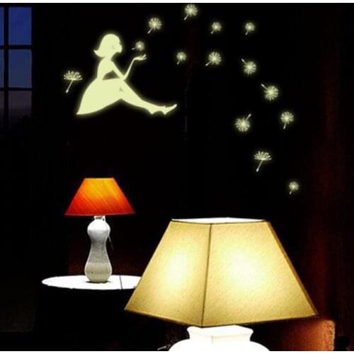 Hot small Luminous Moon and Stars Wall Stickers for Kids Room Baby Nursery Home Decoration Glow in the Dark Bedroom Stickers