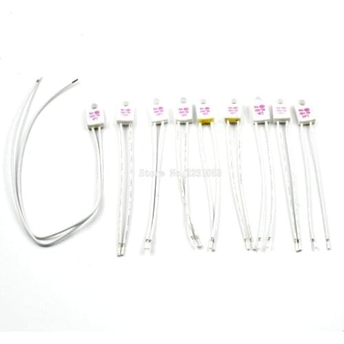 RH 95C 115C 125C 130C 135C 150C 180C 230C 240C Degree RH cutoff temperature fuse 15A 250V fan motor thermal fuse