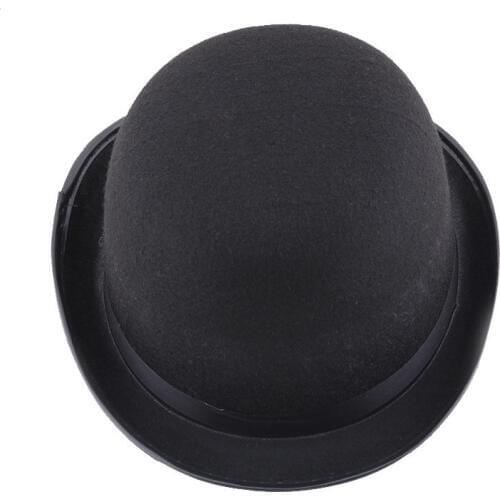 New black magic hat British wind felt gentleman hat holiday party performance jazz hat Halloween props Common for men and women
