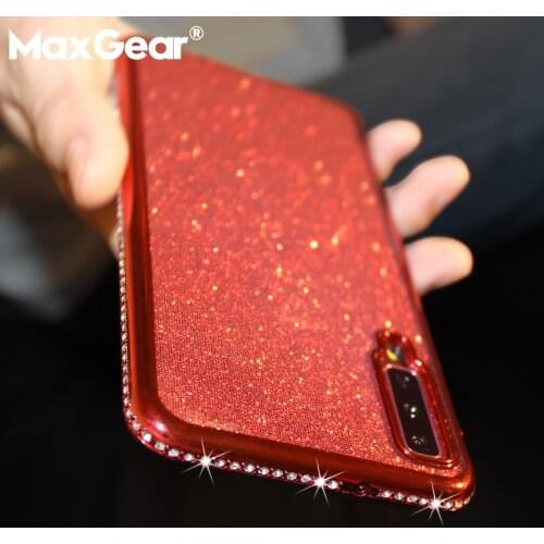 Bling Diamond Soft Silicone Case for Samsung Galaxy A30 A40 A50 A70 A10 M10 M20 2019 A7 A750 A6 A8 Plus 2018 Cases Glitter Cover