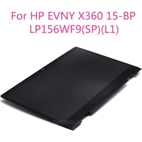 LCD Replacement 15.6" Laptop Matrix LP156WF9-SPL1 IPS LCD Screen For HP ENVY X360 15-bq 30 Pins 1920X1080 FHD