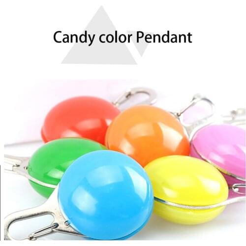 Pet Night Safety LED Flashlight Collar Dog Guide Lights Glowing Pendant Necklace Pet Luminous Bright Glowing Collar in Dark
