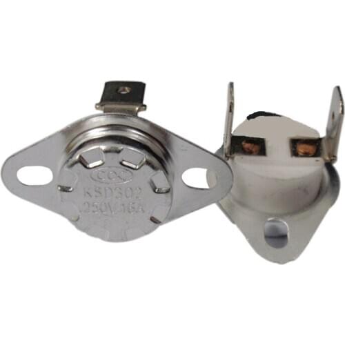 10 pcs 16A 250V Thermal Switch Ksd302 260 Degree Normally Closed Ceramic Thermostat Electric Heater Temperature Switch