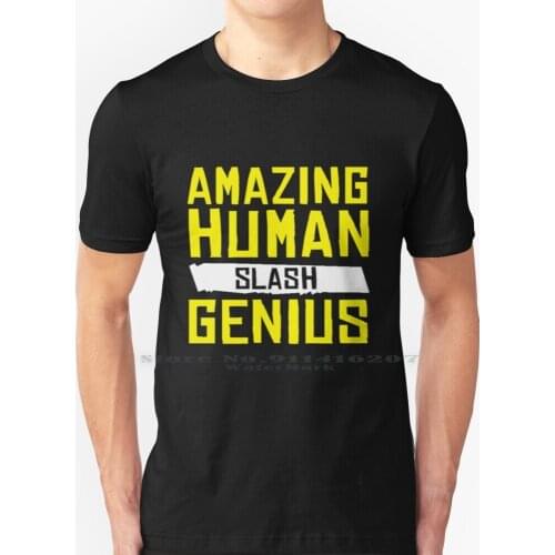 Amazing Human Slash Genius T Shirt 100% Pure Cotton Brooklyn Nine Nine Brooklyn 99 B99 Jake Peralta Nine Nine Andy Samberg
