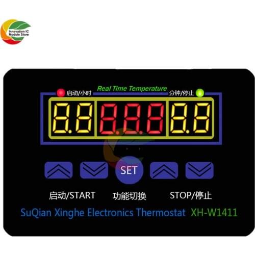 XH-W1411 Thermostat LED Digital Temperature Controller 12V/110V/220V 10A Switch Thermometer Smart Temperature Regulator W1411