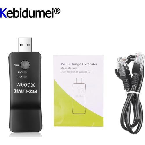 Kebidumei 300M USB Universal Wireless Smart TV Wifi Adapter TV Sticks client for Samsung Sony LG any tv