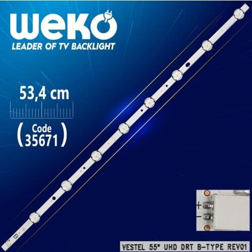 VESTEL 55 UHD DRT B-TYPE REV01 - 53.4 CM 8 LENSLİ - (WK-1150)