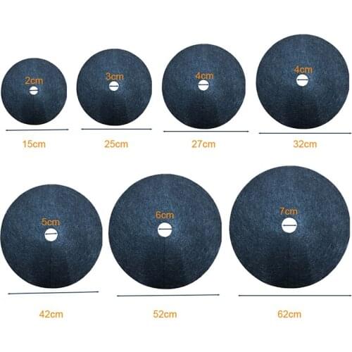 1Pc Mulch Ring Tree Protector Mat Nonwoven Tree Protection Weed Mats For Vegetable Garden Made Nonwovens Wedding Cloth