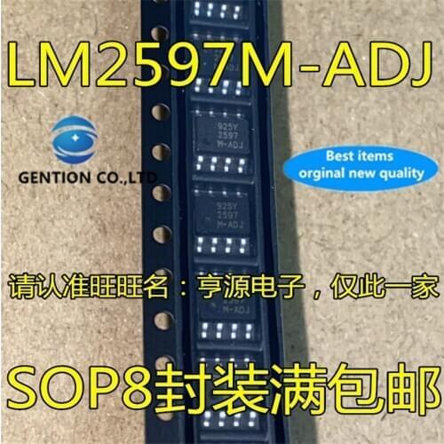 10Pcs LM2597M-ADJ LM2597MX-ADJ 2597MADJ SOP8 in stock 100% new and original