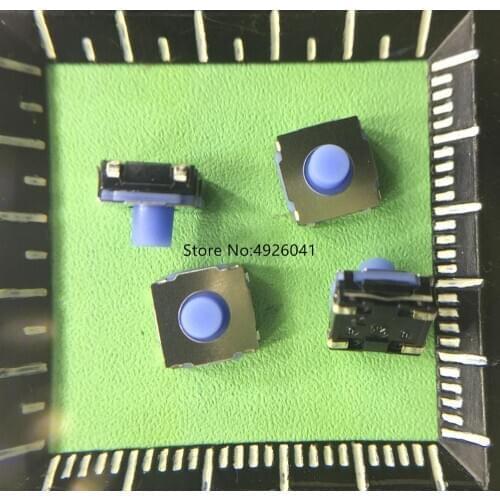 20PCS SKRAAFE010 Touch button switch Waterproof and dustproof Soft head silicone Inner patch 4 feet 6*6*5