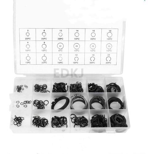 225/300pcs Rubber O Ring O-Ring Washer Seals Watertightness Assortment Different Size With Plactic Box Kit Set