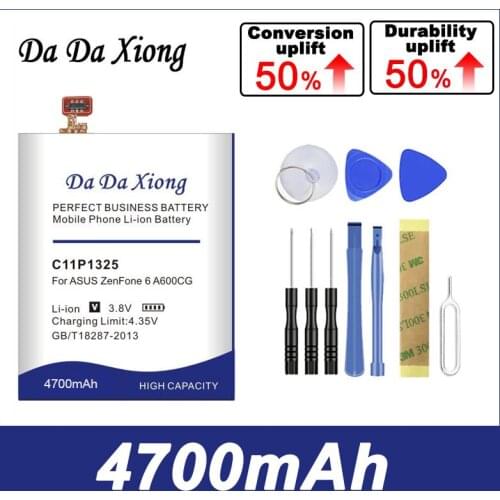Da Da Xiong 4600mAh C11P1325 Battery for ASUS ZenFone 6 ZenFone6 A600CG T00G A601CG