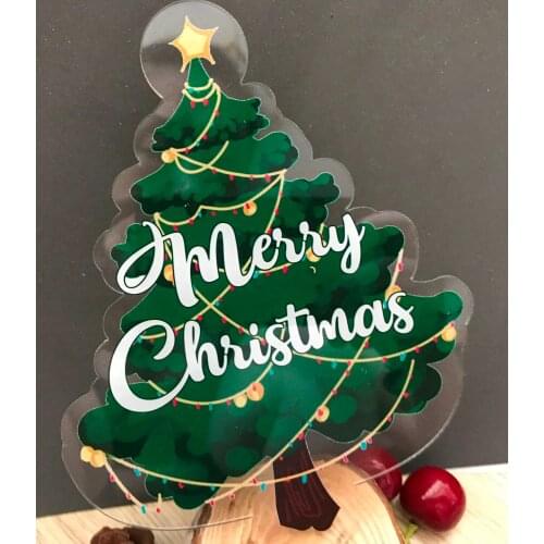 Christmas Tree Acrylic Invitations, Acrylic Christmas Holiday Invitations,Custom 10pcs Acrylic Wedding Invitation,Acrylic Invite