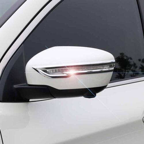 ACCESSORIES FOR 2014 2015 2016 NISSAN QASHQAI REAR VIEW DOOR MIRROR CHROME STRIP COVER TRIM PROTECTOR MOLDING GARNISH OVERLAY
