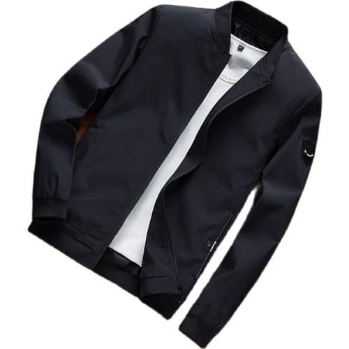Spring New Mens Bomber Zipper Jacket Male Casual Streetwear Hip Hop Slim Fit Pilot Coat Men Clothing Plus Size 4XL