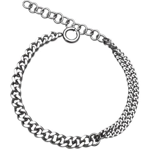 Titanium steel bracelet hip hop fashion simple NK bracelet all-match men and women jewelry