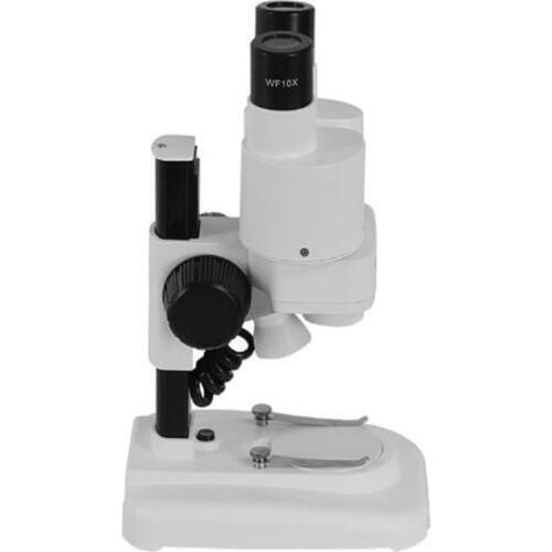 Datyson 10X Eyepiece Magnification 2X Objective Magnification Stereo Microscope 20X Magnification with LED Light Source 2X0006